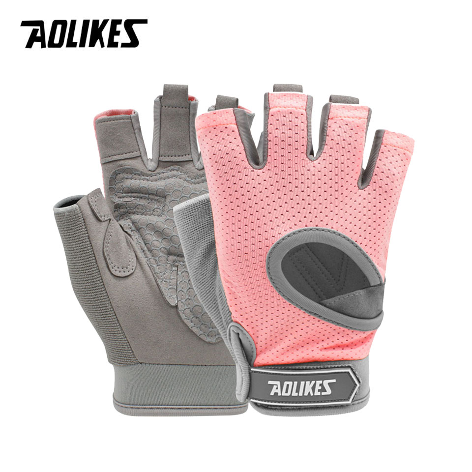 Crossfit Equipment - AOLIKES sarung tangan Gym, 1 pasang