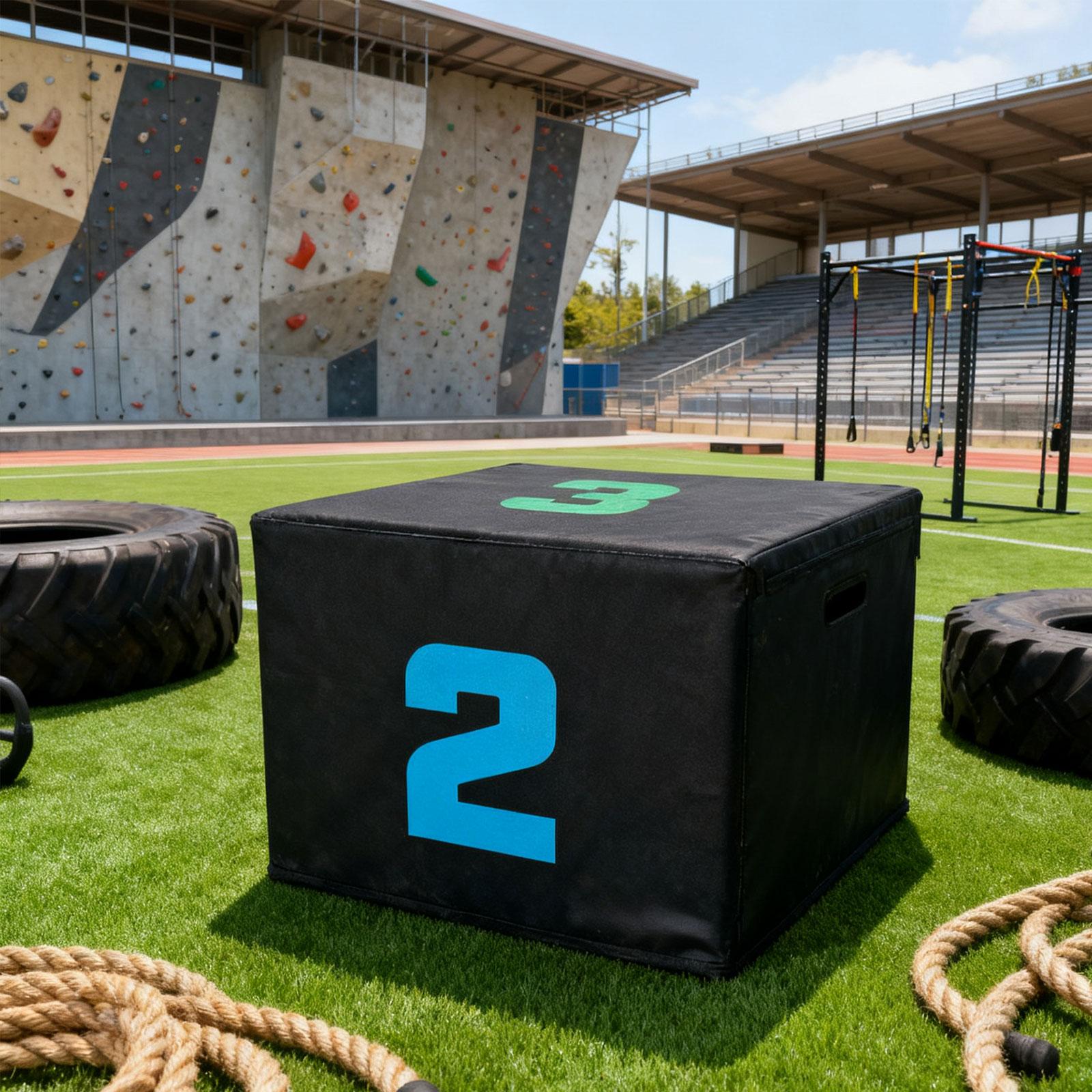Box Jump Plyo - Platform Lompat Plyometric PVC Anti Selip