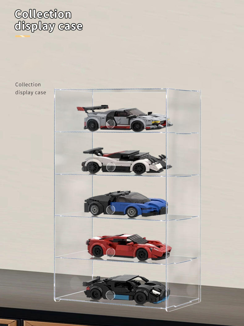Victor Racket Jetspeed - Akrilik Display Case untuk LEGO balap