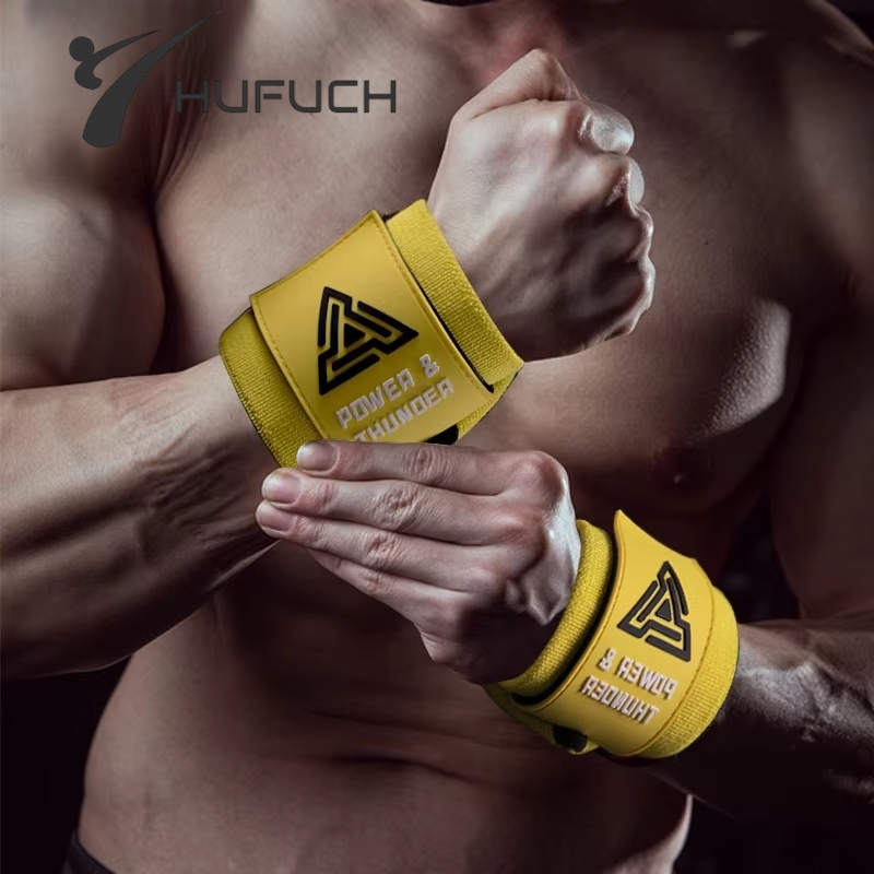 Crossfit Equipment - 1 pasang penopang pergelangan tangan Premium,